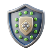 impressive modern Network Security Shield with Binary Code Isolated genuine png