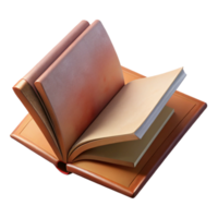 wonderful modern Open Book with Folded Corner Angled View Cutout detailed png