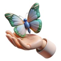 wonderful artistic Open Hand Holding a Heart Isolated Element high resolution png