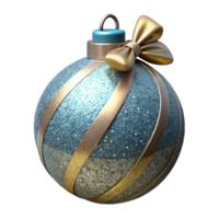 stunning vintage Ornament with Glitter and Ribbon Transparent Background high resolution png