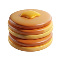 magnificent modern Pancake Stack Cutout with Transparent Background original png