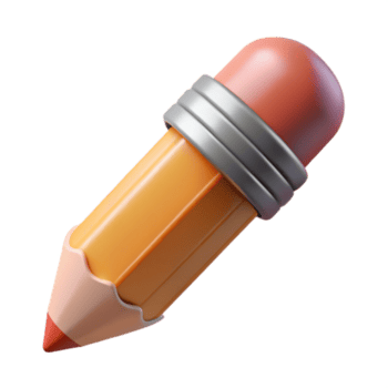 impressionante artístico lápis Cortar fora com borracha gorjeta transparente fundo png