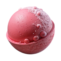 extraordinary minimalist Pink Bath Bomb Fizzing in Water Transparent original png