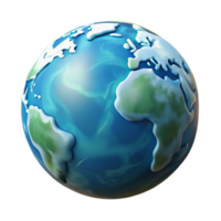 serene abstract Planet Earth Rotating View Transparent Background Cutout authentic png