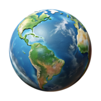 magnificent abstract Planet Earth Rotating View Transparent Background Cutout high resolution png