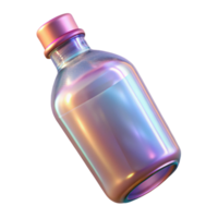 heiter abstrakt Plastik Flasche klar leeren transparent png