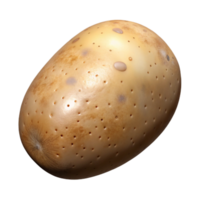 elegant abstract Potato Isolated Transparent Background authentic png