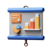 extraordinary classic Presentation Screen with Charts Isolated Element genuine png