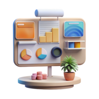 impressive modern Presentation with Slides and Images Transparent Background original png
