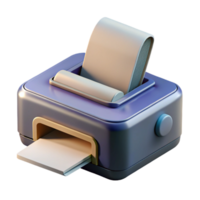 magnificent creative Printer with Paper Tray Open Transparent high quality png