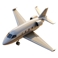 serene abstract Private Jet Taking Off Angled View Transparent Background premium png