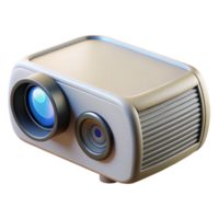 vibrant rustic Projector with Remote Control Side View Transparent Background original png