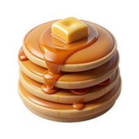 magnificent abstract Protein Pancakes Stack Maple Syrup Isolated Element high quality png
