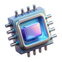 serene classic Quantum Computer Processor Close Up Transparent png