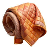 impressive artistic Quilted Throw Blanket with Warm Colors Cutout high quality png