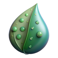 stunning contemporary Rain Drops on Leaf Macro View Cutout professional png