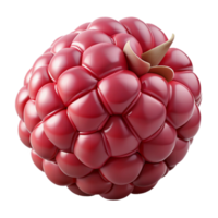 impressive artistic Raspberry Close Up Isolated Element png