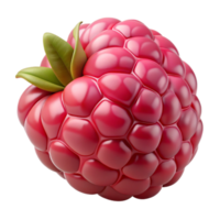 dramatic rustic Raspberry Cutout Single Berry high quality png