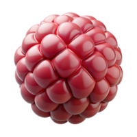 elegant artistic Raspberry Close Up Isolated Element professional png