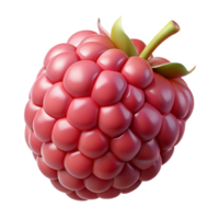 impressive classic Raspberry Single Fruit Isolated Element premium png
