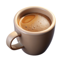 wonderful traditional Realistic Coffee Cup Top View Isolated exclusive png