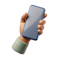 dramatic abstract Realistic Hand Holding Smartphone with Social Media Feed Transparent Background high quality png