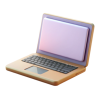 magnificent vintage Realistic Open Laptop with Blank Screen for Mockup Transparent exclusive png