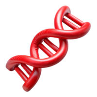 impressive abstract Red Dna Strand Double Helix Isolated Element png