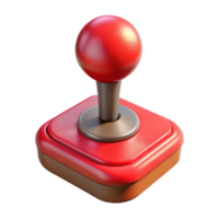 stunning rustic Red Joystick Cutout Isolated on Transparent Background exclusive png
