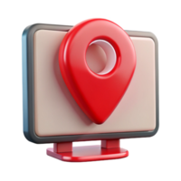 vibrant creative Red Pointer on Interactive Whiteboard Cutout png