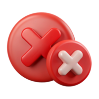 impressive rustic Red X Icon with Error Message Transparent genuine png
