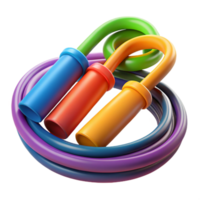 extraordinary traditional Resistance Bands Set Colorful Isolated high resolution png