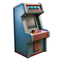 magnificent creative Retro Arcade Cabinet Side View Cutout authentic png