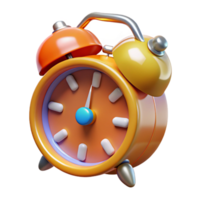 dramatic abstract Retro Alarm Clock Twin Bell Design Transparent high resolution png