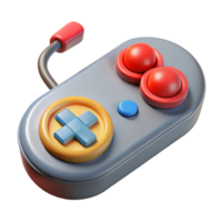 lindo vintage retro jogos controlador com vermelho botões transparente png