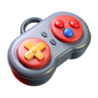 vibrante abstrato retro jogos controlador com vermelho botões transparente original png