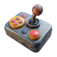 impressionante clássico retro jogos controlador lado Visão isolado Alto qualidade png