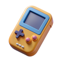 impressive rustic Retro Handheld Game Console Top View Cutout high quality png