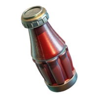 Maravilhoso rústico retro refrigerante garrafa com metal boné Cortar fora png