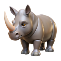 wonderful abstract Rhinoceros Transparent Background Side View exclusive png