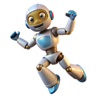 extraordinary vintage Robot Jumping Animation Sequence Cutout png