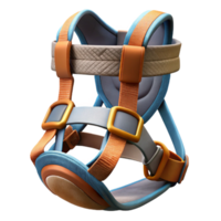 beautiful rustic Rock Climbing Harness Front View Cutout png
