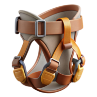 serene vintage Rock Climbing Harness Front View Cutout high quality png