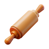 serene classic Rolling Pin Angled View Cutout Transparent Background png