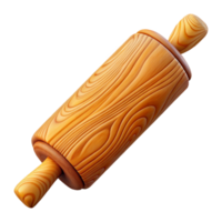 impressive minimalist Rolling Pin Wooden Cutout high quality png