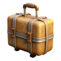 dramatic abstract Rolling Suitcase for Business Trip Isolated professional png