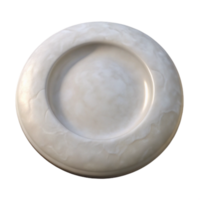 extraordinary artistic Round White Plate Cutout with Transparent Background original png