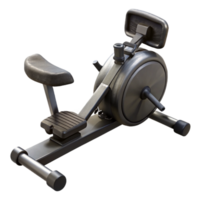 beautiful artistic Rowing Machine Black Isolated Element authentic png