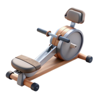 vibrant abstract Rowing Machine Modern Design Transparent Background professional png
