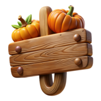 elegant abstract Rustic Wooden Thanksgiving Sign Isolated on Transparent Background high resolution png